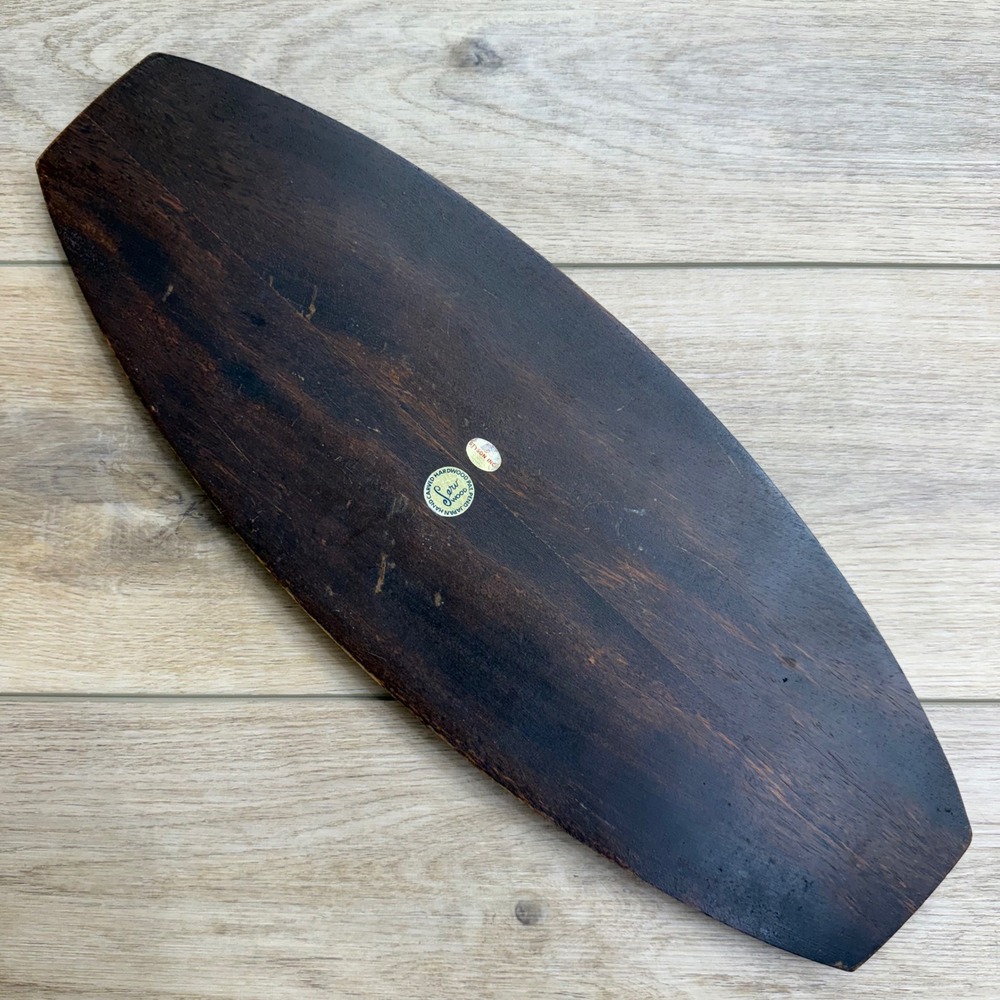 Fred Press Wood Serving Tray Cheese Board Apple Pear Retro Mid Century MCM - Picture 8 of 11